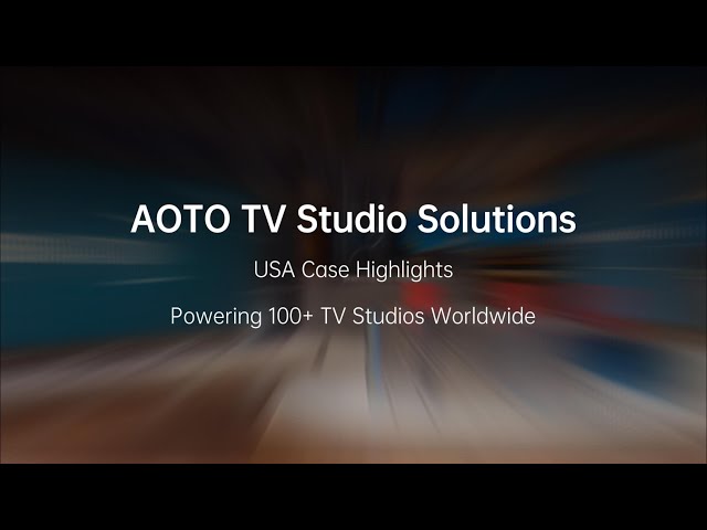 AOTO U.S. TV Studio Projects