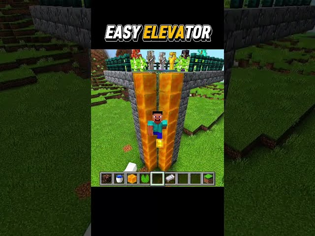 Minecraft Easy Up & Down Elevator Moment