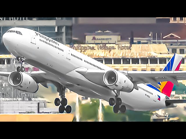 60 MINS of Plane Watching at Manila Ninoy Aquino Airport 🇵🇭