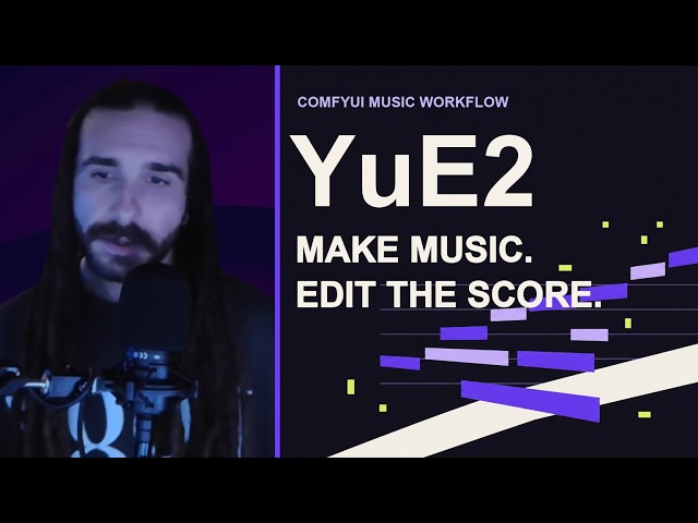 YuE2 in ComfyUI: AI Music with an Editable Piano Roll