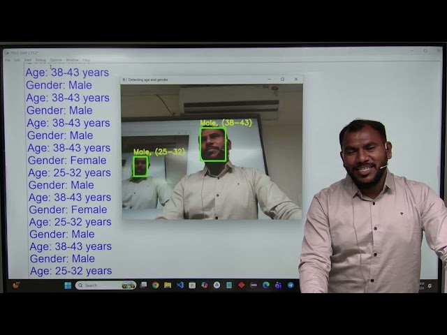 Age & Gender Detection Using CNN | Deep Learning Project in Python | Computer Vision