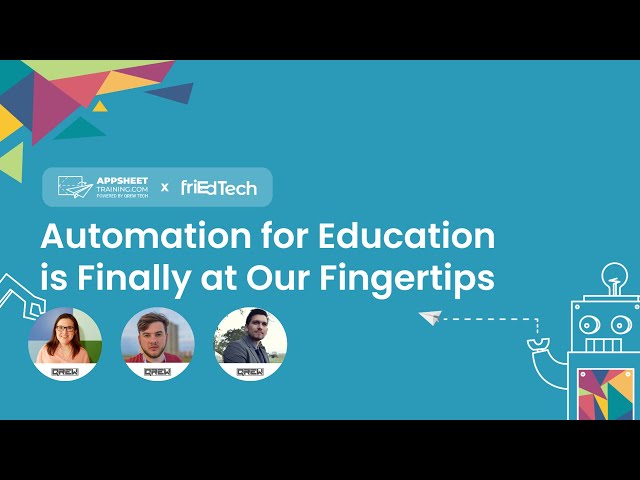Automation for Education Webinar | AppSheet Demo - Goal Tracker & Inventory App