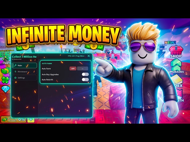 Collect 1 Million Items Script | Infinite money