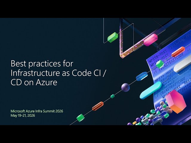 Best practices for Infrastructure as Code CI / CD on Azure