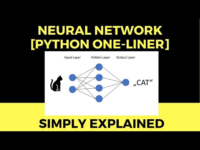 Neural Network in Python [ONE-LINER TUTORIAL]