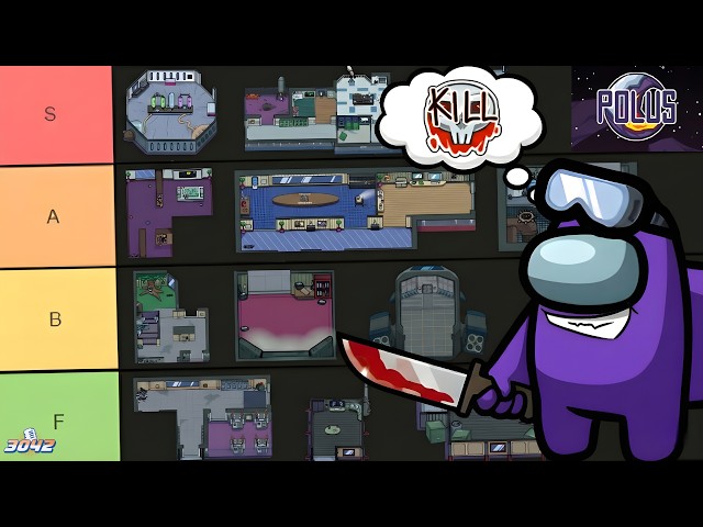 Ranking All POLUS Rooms to Kill in Among Us from Worst to Best...