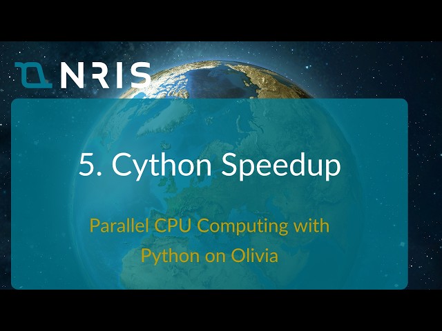 5. Cython Speedup