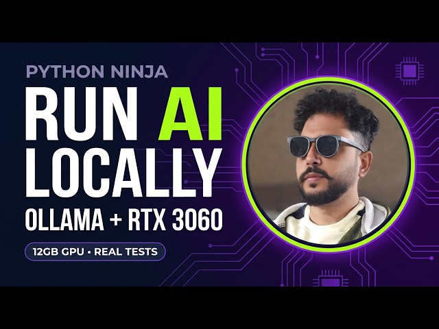 Run a Local LLM with Ollama | RTX 3060 12GB Setup & Test