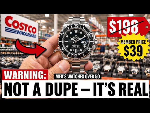 WARNING: Costco Is Quietly Selling Real Watch Brands — 8 Items Every Man Over 50 Should Grab