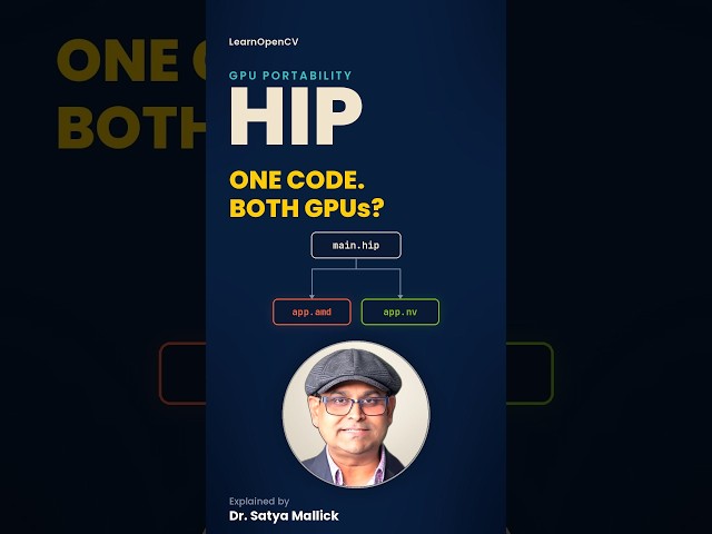 Write GPU Code Once: How HIP Ports Between AMD and Nvidia
