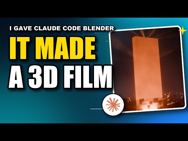Claude Code Directed This 3D Blender Short