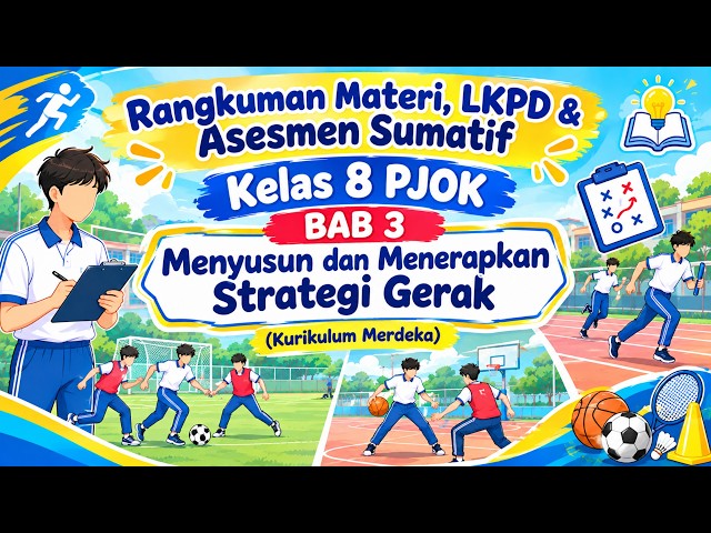 8th Grade Physical Education (PJOK) Chapter 3 Summary – Developing and Implementing Movement Stra...
