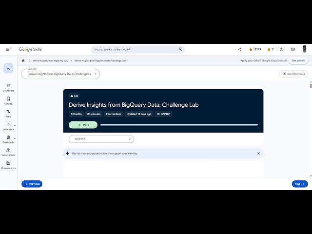 GSP787: Derive Insights from BigQuery Data | Challenge Lab Solution