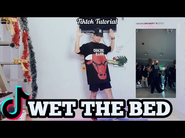 WET THE BED Dance Challenge | Tiktok Tutorial | Easy Step by step for beginners