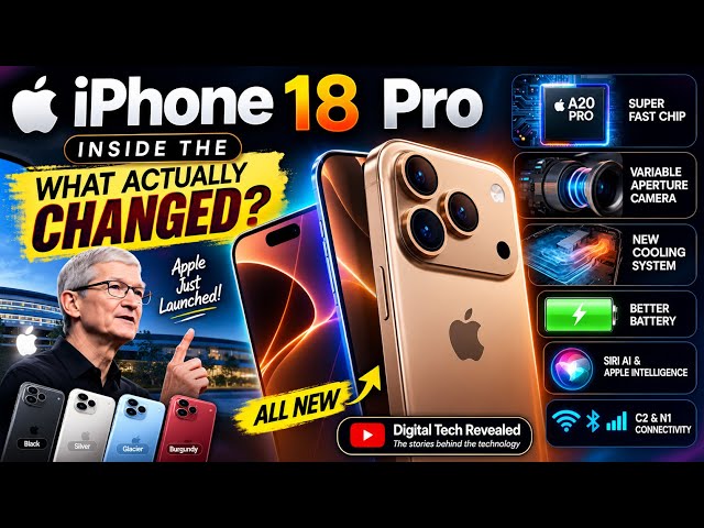 iPhone 18 Pro: What Actually Changed? | A20 Pro, Camera & AI Explained