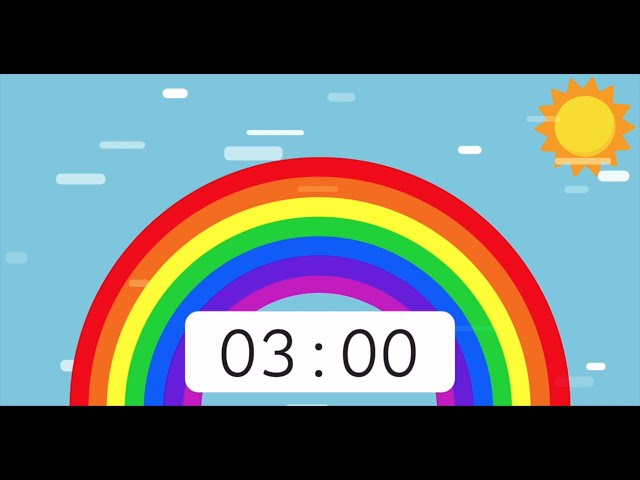 Rainbow Timer 3 Minute 🌈