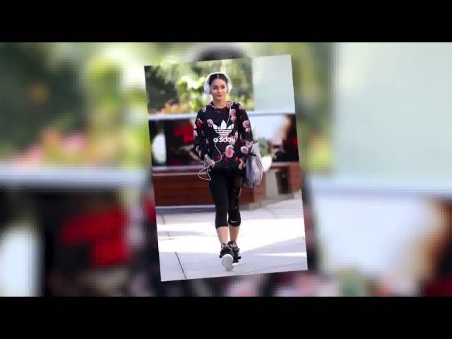 Vanessa Hudgens Sports JBL Headphones After Sweaty Workout flv1