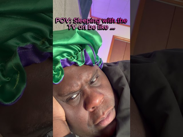 So I am NOT going to Sleep With The TV on anymore ....  #funny #comedy