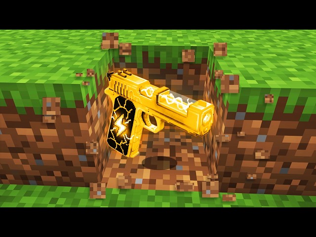 Minecraft, But Everything Drops A Gun...