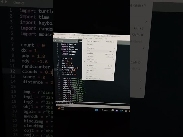 Trying My Favorite Trex game using Python 🐍 #codingchallenge