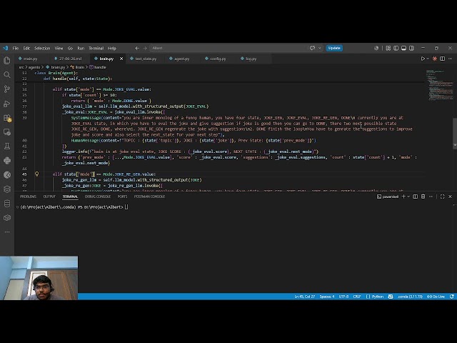 Albert: Building a Self-Critiquing AI Agent Loop with LangGraph