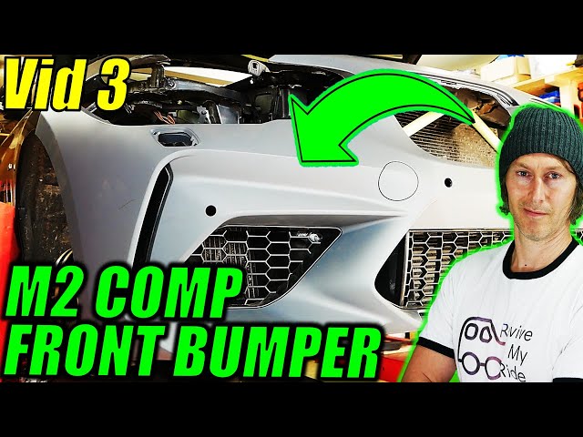 DIY Fitting An M2 Competition Front Bumper To My Crashed BMW M135i!