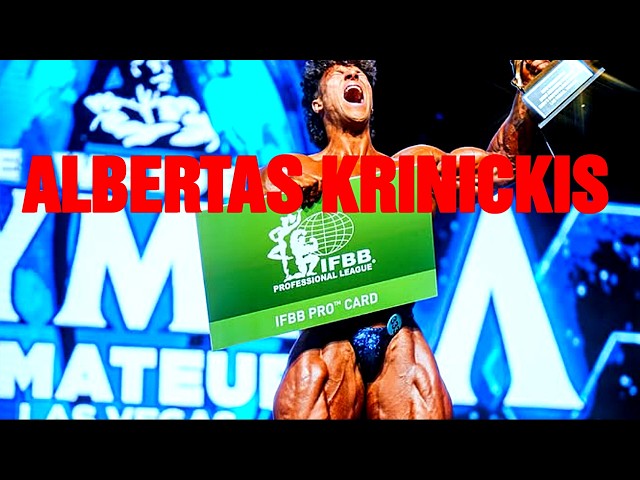 Albertas Krinickis Age 20 WINS Olympia Amateur Overall 