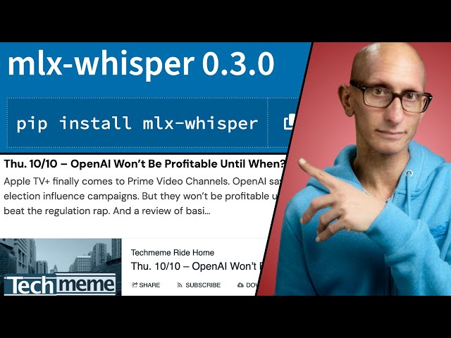 The fastest way to run OpenAI Whisper Turbo on a Mac