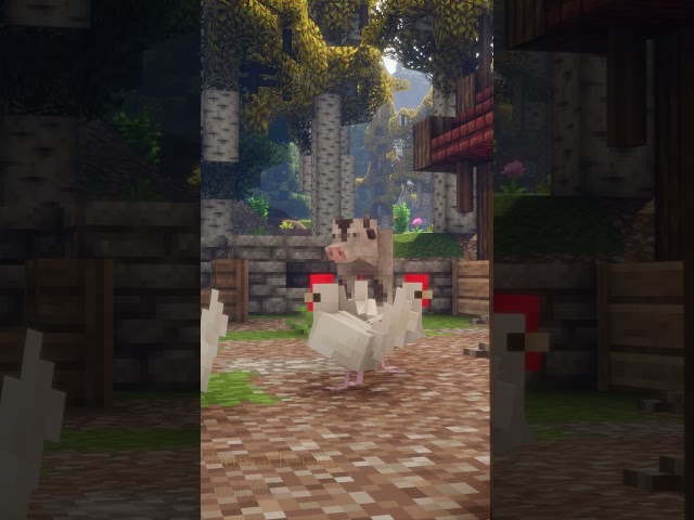 Snow-Shod Farm in Minecraft - Tamrielcraft build showcase #shorts