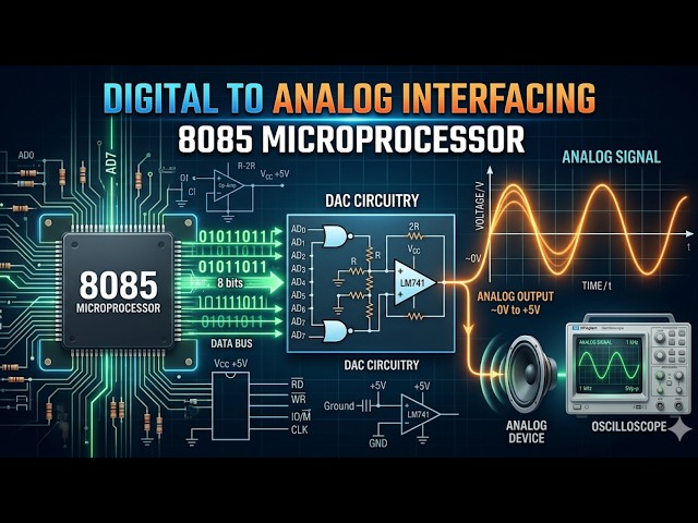 Interfacing a DAC with the 8085 Microprocessor: Step-by-Step Guide