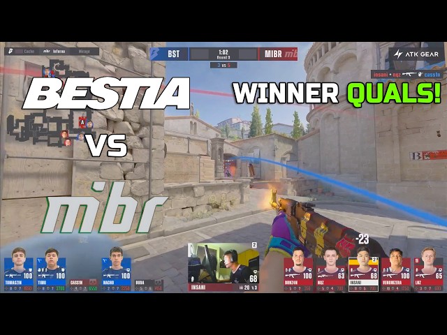 GRAND-FINALS! MIBR vs BESTIA - Highlights -StarLadder StarSeries Fall 2026 SA Closed Qual - CS2
