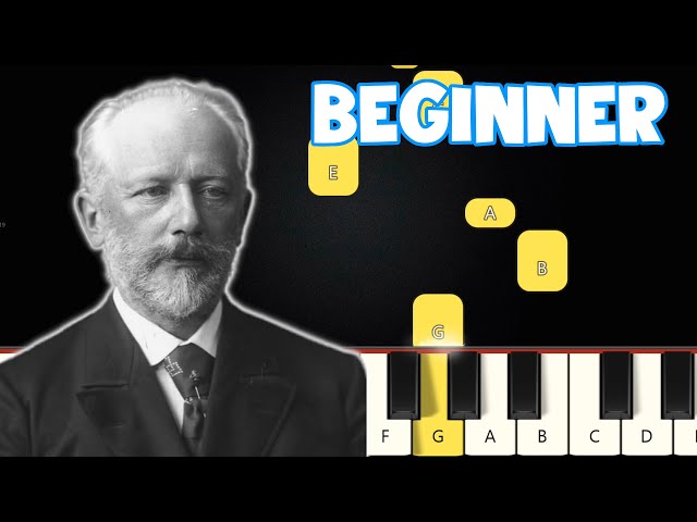 Swan Lake - Tchaikovsky | Beginner Piano Tutorial | Easy Piano