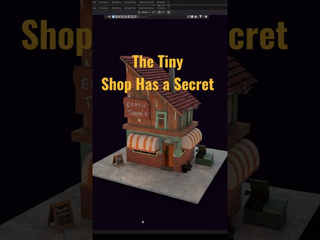 This Shop Took Forever To Build #3d #shorts