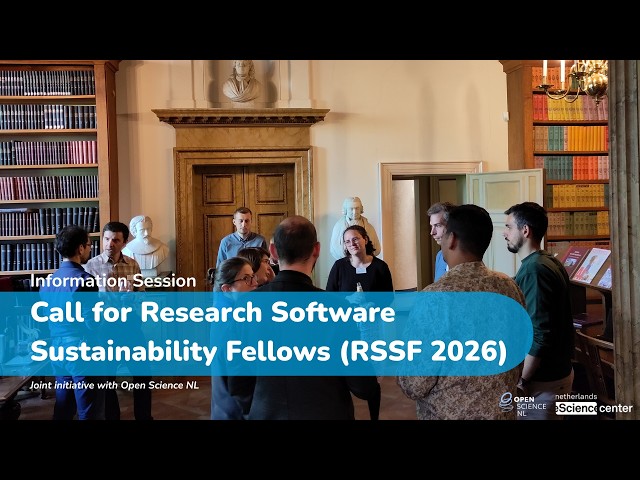 Information session: Call for Research Software Sustainability Fellows (RSSF 2026)