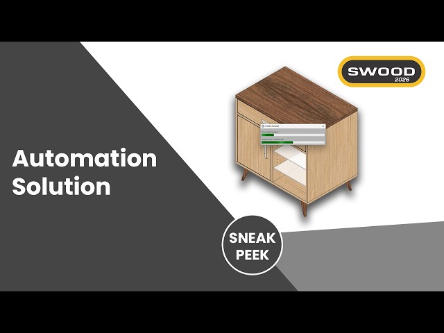 What's New in SWOOD 2026 - Sneak Peek of our Automation Solution