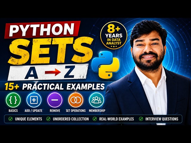 How to Master in  Python Set Operations | 15 Practical Examples + Interview Questions