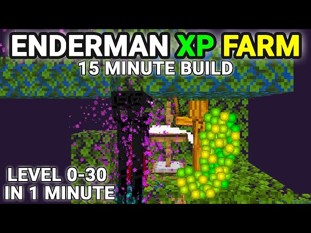 Effortless Enderman XP Farm (1.13 - 1.21+)