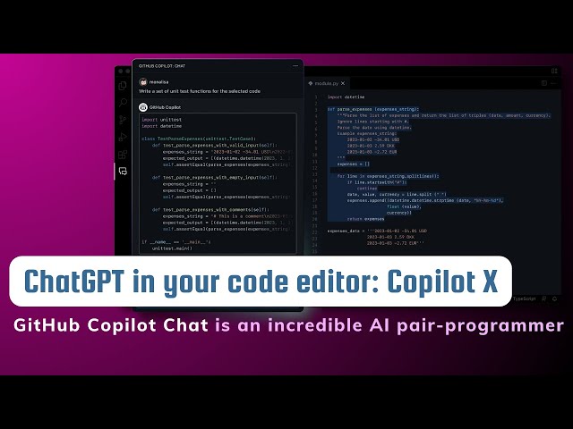 Copilot Chat Demo | Copilot X: best AI pair programmer!