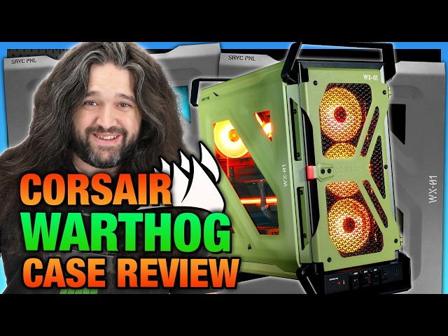 Corsair WARTHOG Gaming PC Case Review | Thermals, Noise, & Throwback