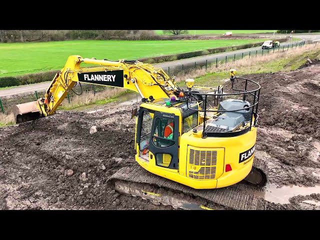 Machine Control Excavators on the M6 with Forkers