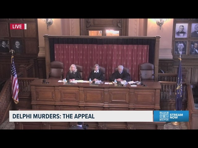 FULL HEARING: Richard Allen's Delphi murders appeal before the Indiana Court of Appeals