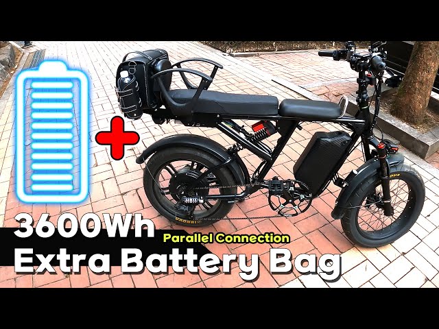 Parallel expansion for infinite driving (installation of battery bag) #ebike
