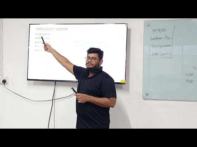 Microprocessor & Assembly | SAP 1 part 2 | Lec-12 | CSE | Nurul Islam | University of Scholars