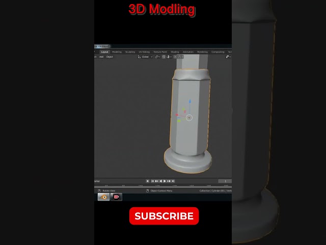 Realistic Motorcycle Rim Design Process in Blender #3dart #tutorial #freestor