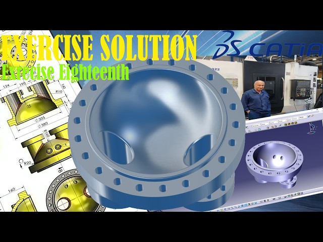 CATIA V5 Reverse Engineering Tutorial | Part Design from an Incomplete Drawing