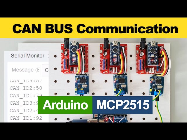 How to Build a CAN Bus System with Arduino and MCP2515 CAN Modules