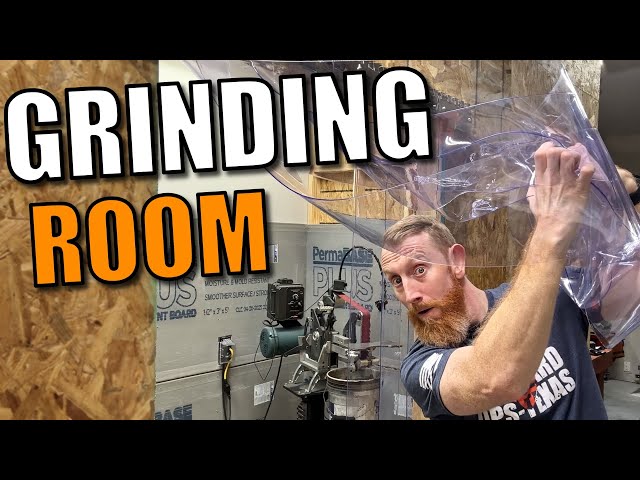 Shop Upgrade! Framing & Building a Grinding Room for Dust Control
