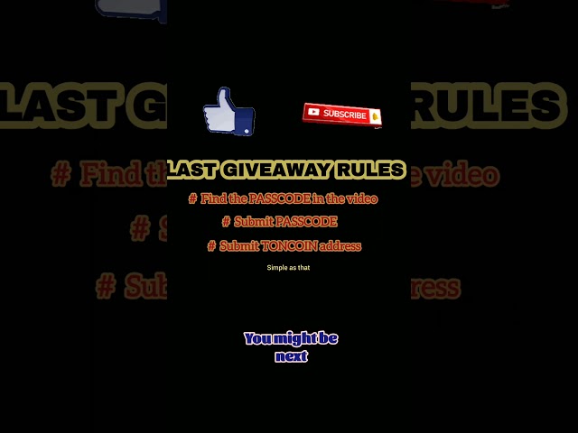 Free TONCOIN GIVEAWAY
