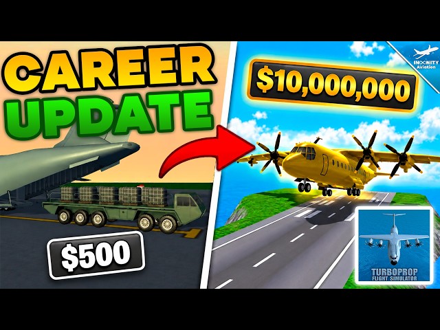 TFS CAREER MODE UPDATE - Turboprop Flight Simulator Future Update Concept