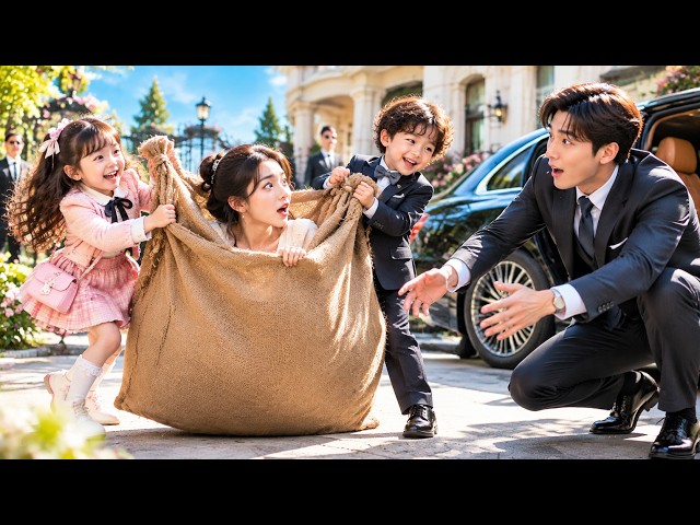 Twins stuff a woman in a sack and deliver her to their CEO dad…not knowing she's their birth mother!